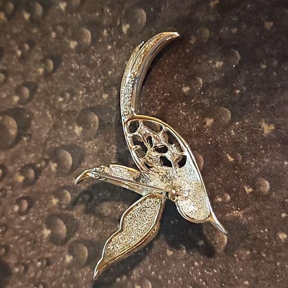 Vintage Sarah Coventry Aurora Borelis Bird Pin - Picture 3 of 4